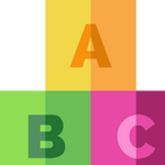  Image of A, B, and C building blocks